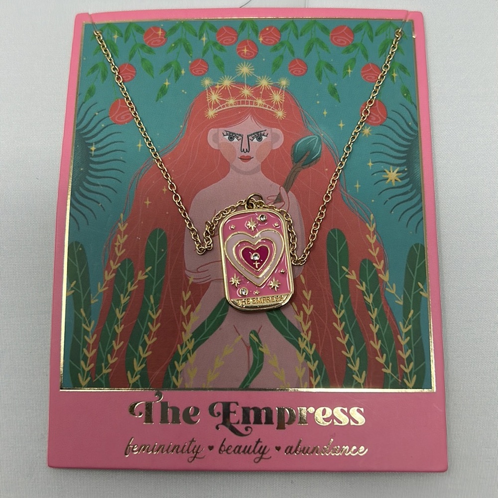 The Empress Femininity Beauty Abundance Gold Heart Necklace - Picture 2 of 6